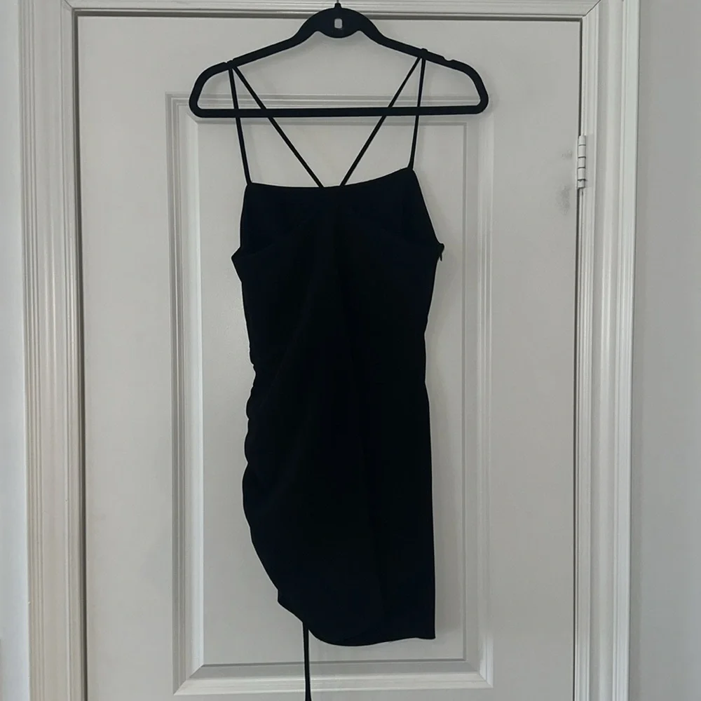 Mini Ruched Side Zara Dress - Picture 3 of 3